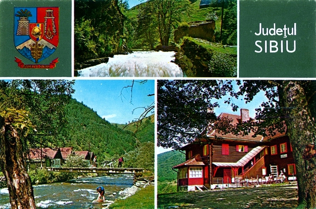 1122 - Judetul Sibiu. 1. Valea Sadului, 2. Comuna Raul Sadului, 3. Cabana Valea Sadului